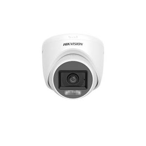 CAMARA DE VIGILANCIA TURBO HD DOMO HIKVISION DS-2CE76D0T-LPFS 2MP 1080P 2.8mm IP67 DIA Y NOCHE HIBRIDA SOPORTA AUDIO (plástico)