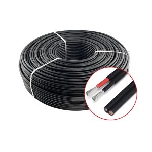 ROLLO DE CABLE SOLAR OWIRE PV1-F 2 CORE BICOLOR CCA XLPE 100mts.