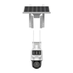 CAMARA IP DE VIGILANCIA PT 4G HIKVISION DS-2DE2C200IWG-K/4G/C05S10 2MP 4mm H.265 DIA Y NOCHE IR IP66 EXTERIOR CON PANEL SOLAR Y