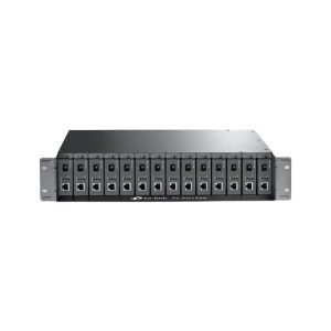 CHASIS PARA CONVERTIDORES DE MEDIO TP-LINK TL-FC1420, 14 SLOT, 5V, RACK
