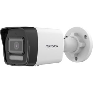 CAMARA IP DE VIGILANCIA HD TIPO BALA HIKVISION DS-2CD1043G2-LIU 4MP 2.8mm H.265+ DIA Y NOCHE HIBRIDA AUDIO PoE IP67