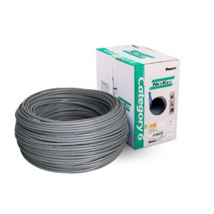 ROLLO DE CABLE U/UTP PANDUIT NUC6CR04BU-ME GRIS CAT6 24 AWG 305 mts.