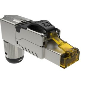CONECTOR MPTL RJ45 MODULAR PLUG TERMINATION LINK NEXXT NXM-STS01 CAT6A BLINDADO TOOLLESS DE 90º