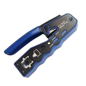 PONCHADORA DE PASO PA-THRU 3 EN 1 PROFESIONAL RJ45/RJ11/RJ12