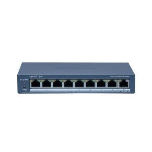 SWITCH HIKVISION DS-3E1309P-EI/M ADMINISTRABLE L2 DE 8 PUERTOS FE PoE+ 65W + 1 PUERTOS GIGABIT