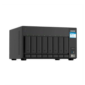 SERVIDOR NAS QNAP TS-832PX-4G-US 8xBAHÍAS, SATA, RAID 0-10, QC 1.7GHz, DDR4 4GB, 3 PUERTOS USB 3.2, 2 PUERTOS 2.5GbE + 2 10GIGABIT SFP+, TORRE