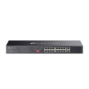 SWITCH TP-LINK DS1018GMP 16 PUERTOS GIGABIT POE+ 250W + 2 SFP GIGABIT RACK