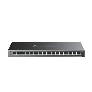 SWITCH TP-LINK OMADA TL-SG2016P ADMINISTRABLE L2+ DE 16 PUERTOS GIBABIT CON 8 PUERTOS POE+ 120W DE ESCRITORIO