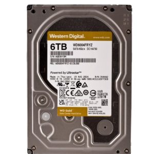 DISCO DURO WESTERN D. WD6004FRYZ DE 6TB PC SERVIDOR SATA 3.5" GOLD