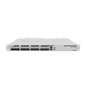CLOUD ROUTER SWITCH MIKROTIK CRS317-1G-16S+RM ADMINISTRABLE DUAL BOOT L3/L2 DE 16 PUERTOS 10G SFP+ + 1 PUERTO GIGABIT 2xPSU OS L6 RACKEABLE