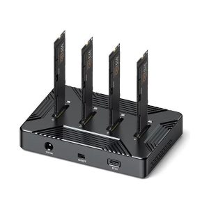 ADAPTADOR DOCKING STATION DB2804SN USB-C/USB 3.0 4 BAHIAS M.2 SATA/NVME SSD