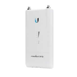 ACCESS POINT WIRELESS UBIQUITI ROCKET AC LITE AIRMAX MIMO 2x2 RP-SMA, GIGABIT 5GHz 500mW + PoE OUTDOOR