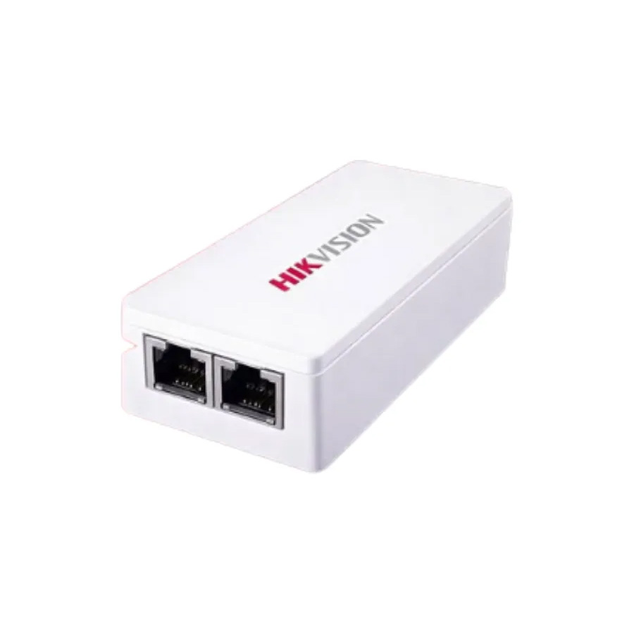 INYECTOR POE HIKVISION DS-3E0502P-E 1 PUERTO GE PoE 30W + 1 GE UP