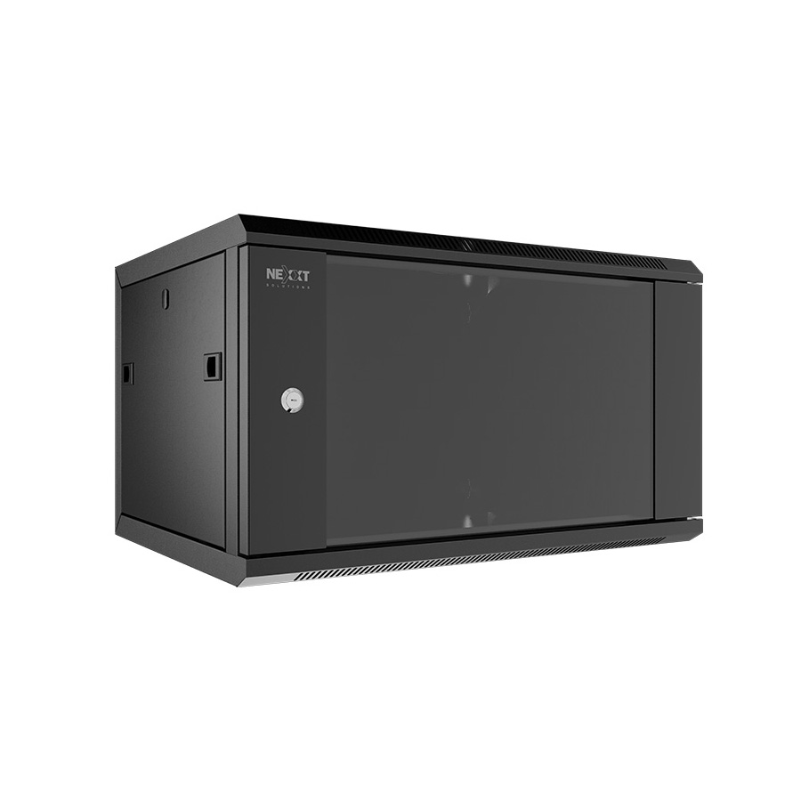 GABINETE RACK NEXXT NEC-F9U66B COMPACTO DE PARED 9UR (50.5x60x60cm)