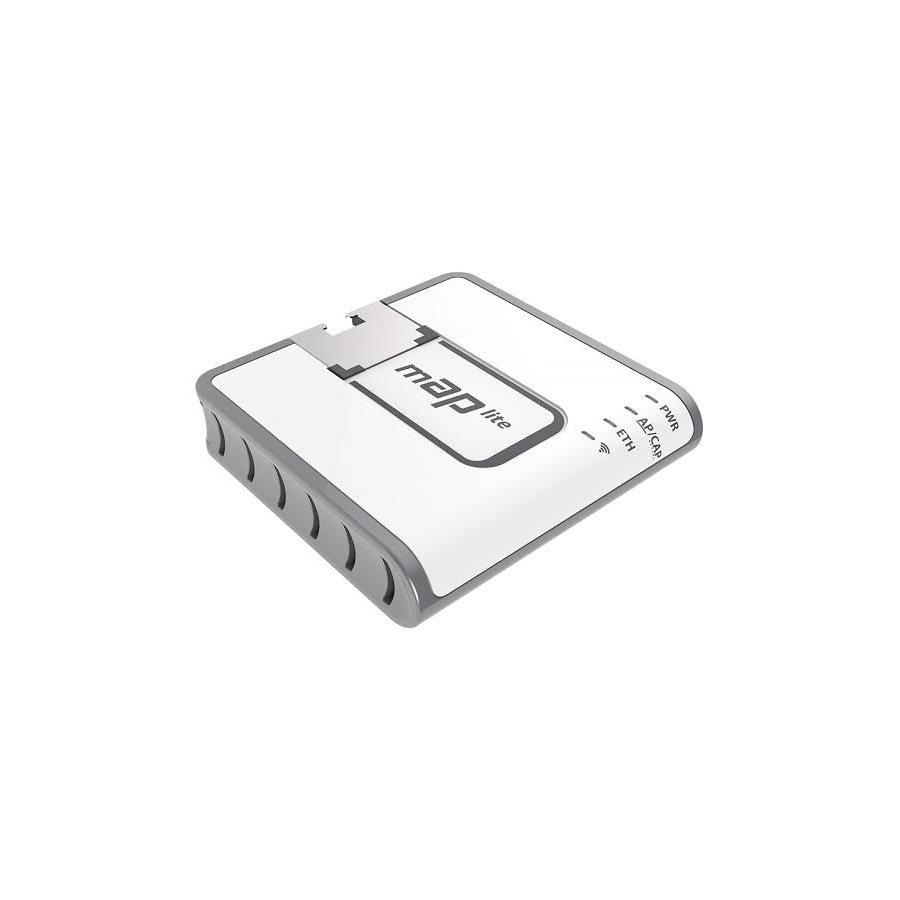 ROUTER WIRELESS N MIKROTIK RBMAPL-2ND mAP LITE 2.4GHz DE 1 PUERTO FE+ PoE IN, OS L4