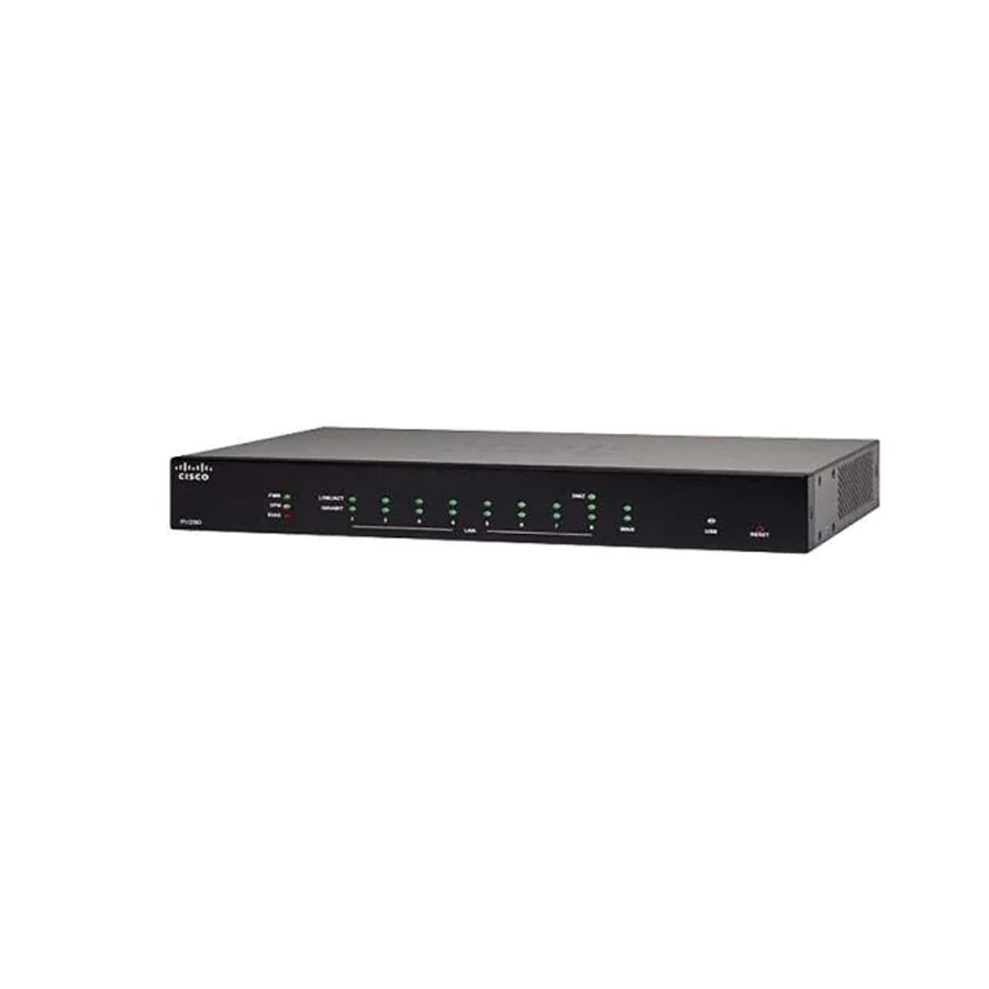 ROUTER CISCO SMB RV260P-K9-NA VPN FIREWALL DE 8 PUERTOS GIGABIT CON POE + 1 WAN RJ45/SFP COMBINADO