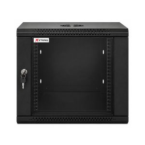GABINETE RACK XT-WMG6612 XTRING ABATIBLE DE PARED 12UR PUERTA VIDRIO (63.5x54x45cm)