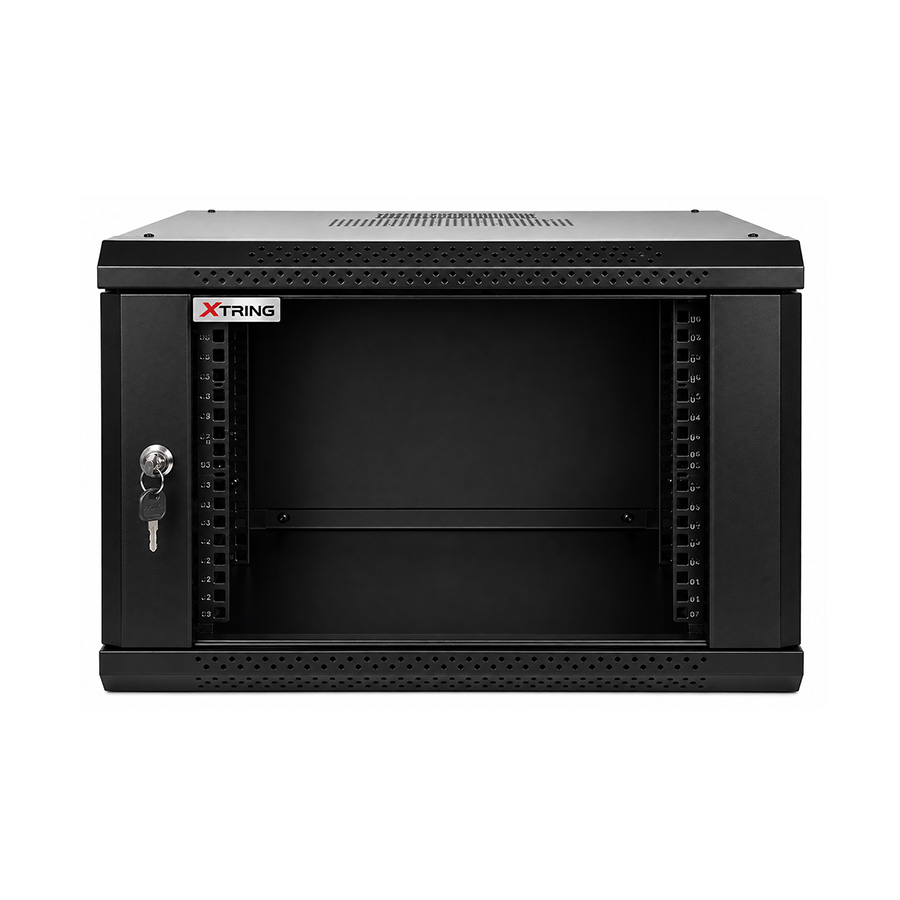 GABINETE RACK XT-W1-5409 XTRING COMPACTO DE PARED 9UR PUERTA VIDRIO (50.1x54x40cm)