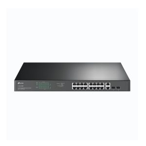 SWITCH TP-LINK OMADA TL-SG1218MP ADMINISTRABLE L2 DE 16 PUERTOS GIGABIT POE+ 250W + 2 PUERTOS GIGABIT O SFP RACKEABLE