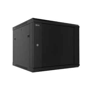 GABINETE RACK CERRADO NEXXT NPC-F12U66B AW222NXT40 DE PARED CON PUERTA DE VIDRIO 12UR (60x60x63.5cm)