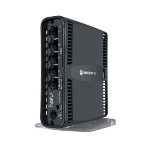 ROUTER WIRELESS AX1800 MIKROTIK HAP AX2 C52IG-5HAXD2HAXD-TC WIFI6 DUAL BAND DE 5 PUERTOS GIGABIT CON POE IN/OUT OS L4