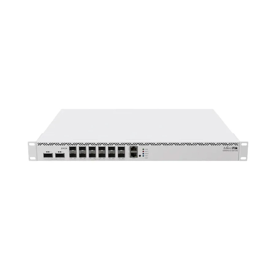 CLOUD CORE ROUTER MIKROTIK CCR2216-1G-12XS-2XQ DE 2 PUERTOS 100G QSFP28 + 12 PUERTOS 25G SFP28 + 1 PUERTO GIGABIT 2xPSU OS L6 RACKEABLE