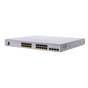 SWITCH CISCO CBS250-24FP-4X ADMINISTRABLE L3 DE 24 PUERTOS GIGABIT 10/100/1000 PoE+ 370W + 4x10GIGABIT SFP+ RACKEABLE