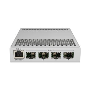 CLOUD ROUTER SWITCH MIKROTIK CRS305-1G-4S+IN ADMINISTRABLE L3/L2 DUAL BOOT DE 4 PUERTOS 10G SFP+ + 1 PUERTO GIGABIT OS L5