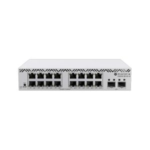 CLOUD SMART SWITCH MIKROTIK CSS318-16G-2S+IN ADMINISTRABLE L2 DE 16 PUERTOS GIGABIT + 2 PUERTOS 10G SFP+ RACKEABLE