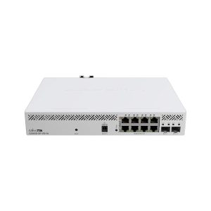 CLOUD SMART SWITCH MIKROTIK CSS610-8P-2S+IN ADMINISTRABLE L2 DE 8 PUERTOS GIGABIT PoE+ 140W + 2 PUERTOS 10G SFP+ RACKEABLE