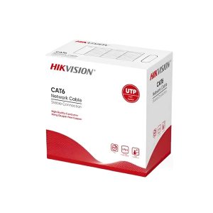 ROLLO DE CABLE U/UTP HIKVISION DS-1LN6UE-W BLANCO CAT6 24 AWG 305 mts.