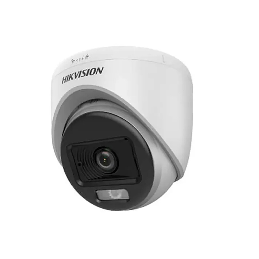 CAMARA DE VIGILANCIA TURBO HD DOMO HIKVISION DS-2CE70KF0T-LPFS 5MP 3K 2.8mm DIA Y NOCHE, SOPORTA AUDIO, COLORVU HIBRIDA (plástico)