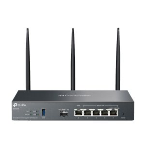 ROUTER VPN TP-LINK OMADA ER706W AX3000 WIFI 6 MESH BALANCEADOR DE CARGA DE 5 PUERTOS GIAGABIT + PUERTO SFP + USB 3.0 150K SESIONES