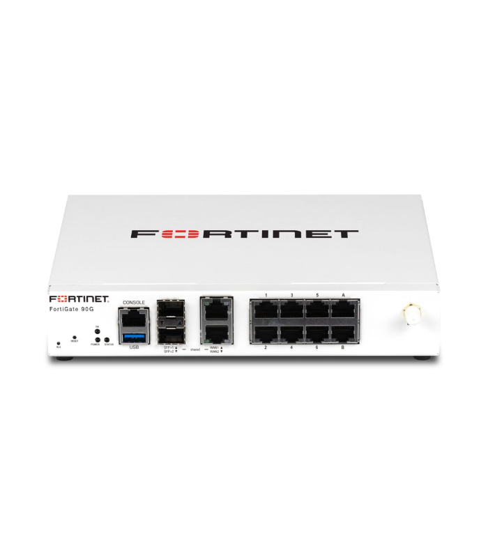 FIREWALL FORTINET FORTIGATE FG-90G NGFW IPS SD-WAN VPN DE 8 PUERTOS LAN GIGABIT + 2 PUERTO WAN 10GIGABIT O SFP+ + USB