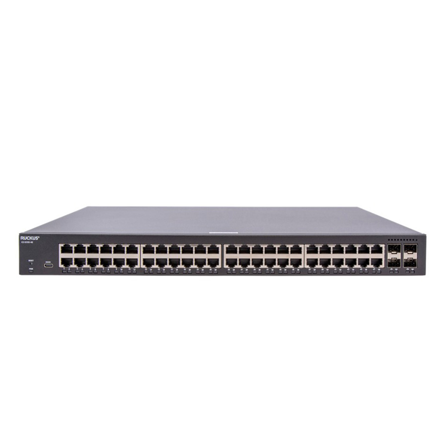 SWITCH RUCKUS ICX 8100-48P-X ADMINISTRABLE L2 DE 48 PUERTOS GIGABIT PoE+ 370W + 4x10GIGABIT SFP+ RACKEABLE