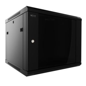 GABINETE RACK CERRADO NEXXT NPC-P15U65B AW222NXT04 DE PARED ABATIBLE CON PUERTA DE VIDRIO 15UR (60x55x77cm)