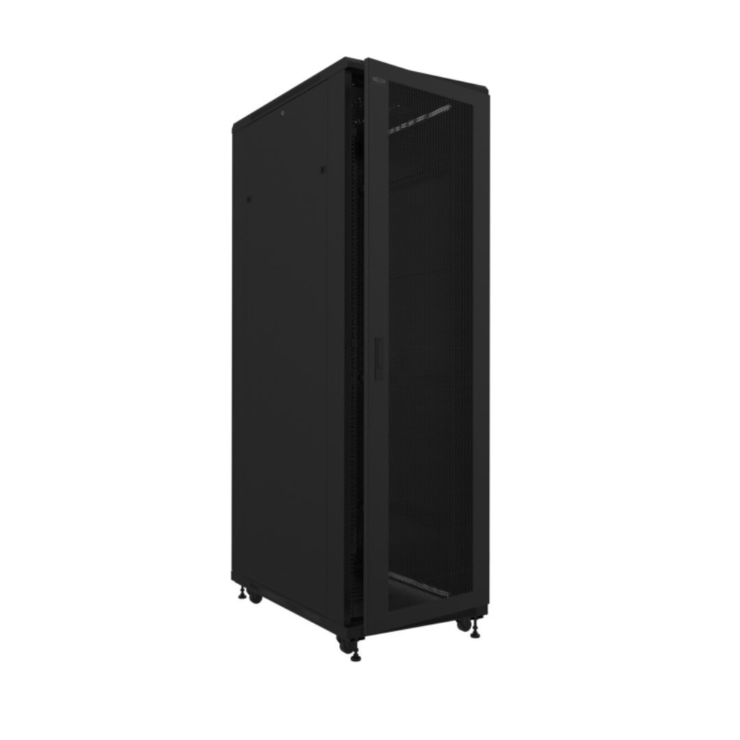 GABINETE RACK DE PISO NEXXT NPC-S47U61B AW222NXT23 CON PUERTA DE VIDRIO 47UR (60x100x227.7cm)