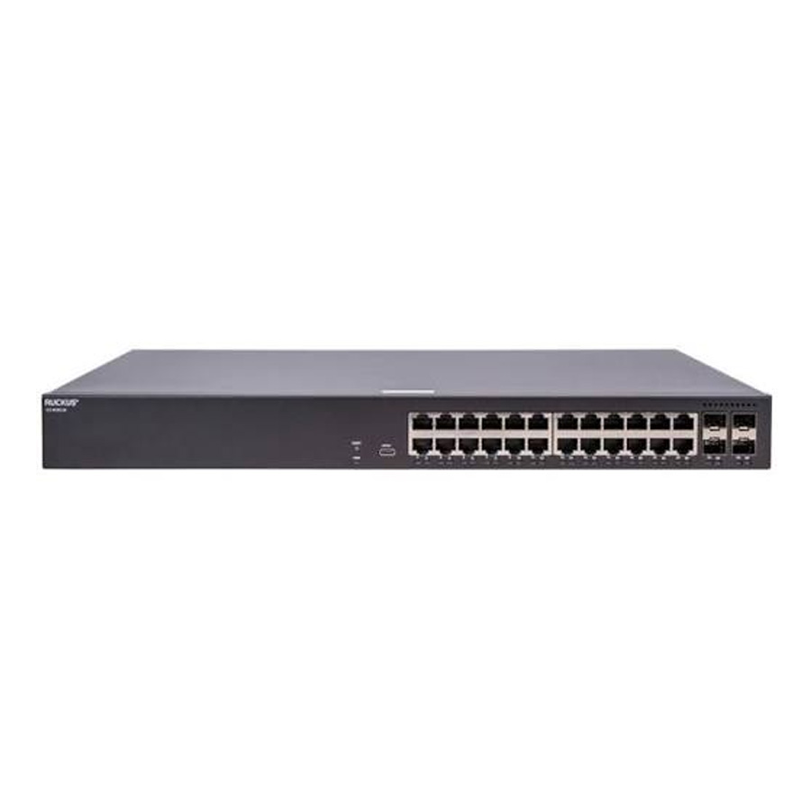 SWITCH RUCKUS ICX 8100-24P-X ADMINISTRABLE L2 DE 24 PUERTOS GIGABIT PoE+ 370W + 4x10GIGABIT SFP+ RACKEABLE