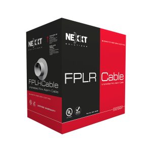 ROLLO DE CABLE FPLR NEXXT NFC-16URR PARA SISTEMA DE ALARMA 1 PAR COBRE 16AWG ROJO CMR 305mts.