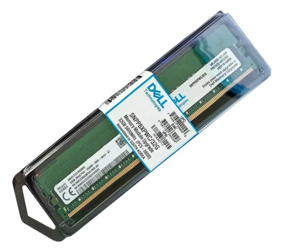 MEMORIA RAM DELL SNPP0YCGC/32G DDR5 32GB 2RX8 PC5-38400 4800MHZ ECC UNBUFFERED
