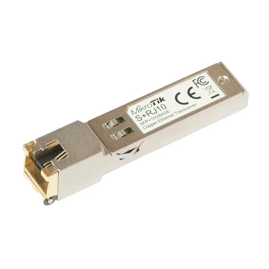 MODULO SFP+ MIKROTIK S+RJ10 10 GIGABIT CONECTOR RJ45
