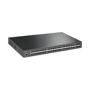 SWITCH TP-LINK OMADA TL-SG3452XP ADMINISTRABLE L3 DE 48 PUERTOS GIGABIT POE+ 500W + 4 PUERTOS 10GIGABIT SFP+ RACKEABLE