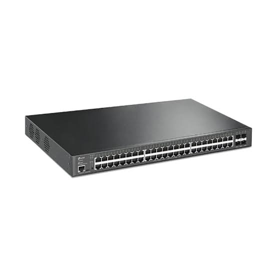 SWITCH TP-LINK OMADA TL-SG3452XP ADMINISTRABLE L3 DE 48 PUERTOS GIGABIT POE+ 500W + 4 PUERTOS 10GIGABIT SFP+ RACKEABLE