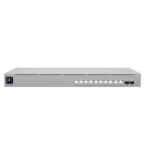 SWITCH UBIQUITI UNIFI USW-PRO-XG-10-POE ADMINISTRABLE L3 DE 10 PUERTOS MULTIGIGABIT 10GBE POE+++ 400W + 2 PUETOS 10G SFP+ RACKEABLE