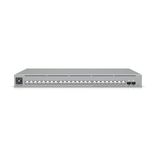 SWITCH UBIQUITI UNIFI USW-PRO-MAX-24-POE ADMINISTRABLE L3 DE 24 PUERTOS MULTIGIGABIT POE+++ 400W ETHERLIGHTING + 2 PUETOS 10G SFP+ RACKEABLE