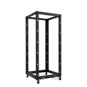 RACK ABIERTO DE PISO HAUTE HTE-OR4P27 DE 4 PARANTES 27UR REGULABLE (51,6x55,8-102,3x134cm)