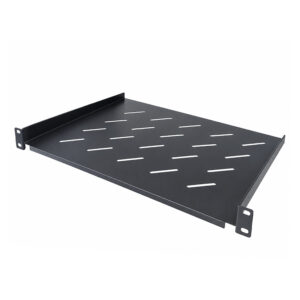 BANDEJA DE RACK HAUTE HTE-2P1USHELF-400 FIJA VENTILADA 1UR 40cm