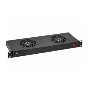 KIT DE VENTILACION HAUTE HTE-FANSHELF2 DE 2 VENTILADORES CON CHASIS 120VAC (483x170x44mm)