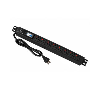 MULTITOMA PDU HORIZONTAL HAUTE HTE-PDU-H8 DE 8 TOMAS 1UR 120VAC