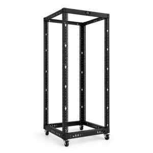 RACK ABIERTO DE PISO HAUTE HTE-OR46642 DE 4 PARANTES 42UR REGULABLE (60x60-70x208cm)